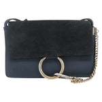 Chloe Faye Shoulder Bag Leather and Suede Small - image 17