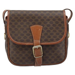 Celine Vintage Macadam Shoulder Bag Canvas and Leather - image 1