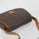 Celine Vintage Macadam Shoulder Bag Canvas and Leather - image 15