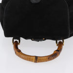 Gucci Gucci bamboo backpack daim mini - image 8
