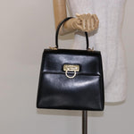 Salvatore Ferragamo Gancini Convertible Top Handle Bag Leather Mini - image 13