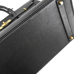 Hermes Birkin Handbag Black Ardennes with Gold Hardware 40 - image 15