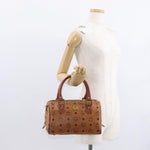 MCM Visetos logogramme Handbag Canvas and Leather - image 14