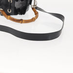Gucci Vintage Bamboo Bucket Bag Nylon and Leather Small - image 14