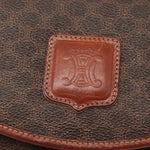 Celine Vintage Macadam Shoulder Bag Canvas and Leather - image 17