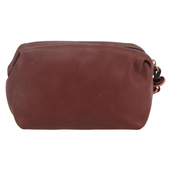 Chloe Zip Clutch Leather Small