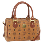 MCM Visetos logogramme Handbag Canvas and Leather - image 1