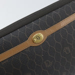 Christian Dior Vintage Honeycomb Zip Pouch Canvas and Leather - image 12