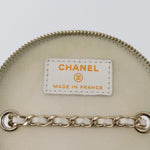 Chanel CC Round Vanity Case with Chain Quilted Lambskin Mini - image 7