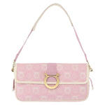 Salvatore Ferragamo Gancini Shoulder Bag Canvas - image 1