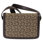 Celine Vintage Horse Carriage C Macadam Shoulder Bag Canvas and Leather - image 2