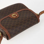 Celine Vintage Macadam Shoulder Bag Canvas and Leather - image 14