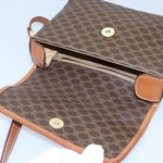 Celine Vintage Macadam Shoulder Bag Canvas and Leather - image 20