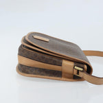 Celine Vintage Macadam Shoulder Bag Canvas and Leather - image 3