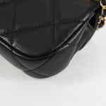 Chanel Lady Handle Flap Card Holder on Chain Quilted Calfskin - image 11