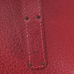 Hermes Kelly Handbag Red Clemence with Gold Hardware 35 - image 5