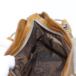 Salvatore Ferragamo Gancini handbag Suede - image 20