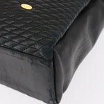 Bally Vintage Tote Bag Quilted Leather - image 8