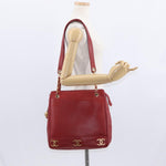 Chanel Vintage Metal CC Shoulder Bag Caviar Medium - image 14