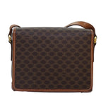 Celine Vintage Macadam Shoulder Bag Canvas and Leather - image 2