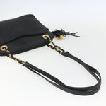 Bally Vintage Chain Shoulder Bag Quilted Leather - image 7