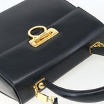Salvatore Ferragamo Gancini Convertible Top Handle Bag Leather Mini - image 14
