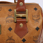 MCM Visetos logogramme Handbag Canvas and Leather - image 18