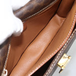 Celine Vintage Macadam Shoulder Bag Canvas and Leather - image 5