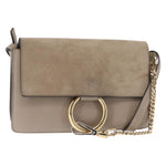 Chloe Faye Shoulder Bag Leather and Suede Mini - image 19