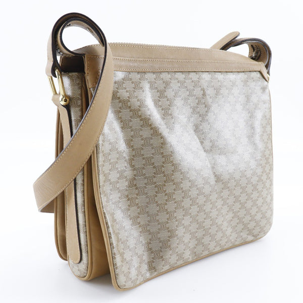 Celine Macadam Shoulder Bag PVC Leather