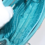 Prada Pushlock Chain Flap Bag Quilted Tessuto Mini - image 5