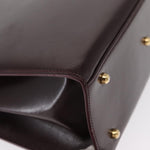 Gucci Vintage Lady Lock Top Handle Bag Leather Medium - image 10