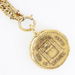 Chanel Vintage 31 Rue Cambon Medallion Pendant Necklace Metal - image 2
