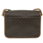 Celine Vintage Macadam Circle Logo Shoulder Bag Canvas and Leather - image 2