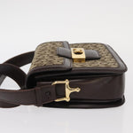 Celine Vintage Horse Carriage C Macadam Shoulder Bag Canvas and Leather - image 4
