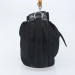 Gucci Vintage Bamboo Bucket Bag Nylon and Leather Small - image 4