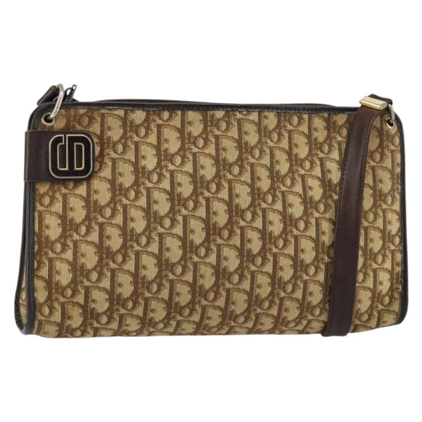 Christian Dior Vintage Trotter Shoulder Bag Canvas - image 1