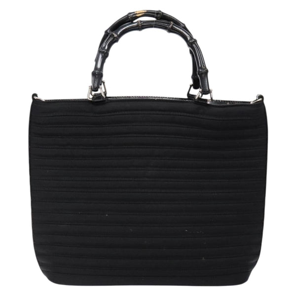 Gucci Vintage Bamboo Handle Bag Nylon