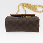 Celine Vintage Macadam Shoulder Bag Canvas and Leather - image 14