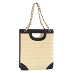 Chanel Chocolate Bar Shopping Tote Quilted Patent Large - image 15