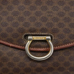 Celine Vintage Macadam Shoulder Bag Canvas Medium - image 13