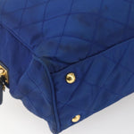 Prada Chain Shoulder Bag Quilted Tessuto Large - image 10