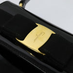 Salvatore Ferragamo Vintage Vara Bow Top Handle Bag Patent Leather - image 13
