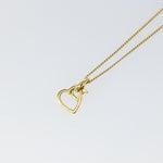 Christian Dior CD Heart Necklace Metal - image 4