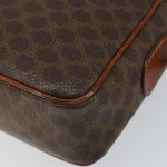 Celine Vintage Macadam Shoulder Bag Canvas and Leather - image 8