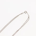 Tiffany & Co. Infinity Double Chain Pendant Necklace Silver - image 8