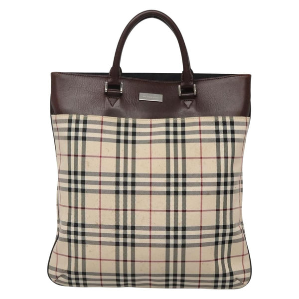 Burberry Nova Check Tote Nylon - image 1
