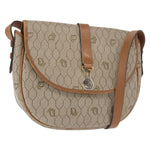 Christian Dior Vintage Honeycomb Shoulder Bag Canvas and Leather - image 18