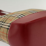 Burberry Nova Check Tote Nylon and Leather - image 10