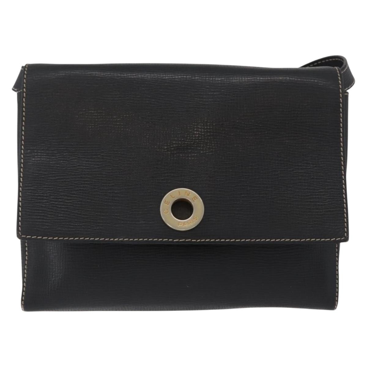 Celine Circle Logo Shoulder Bag Leather - image 1